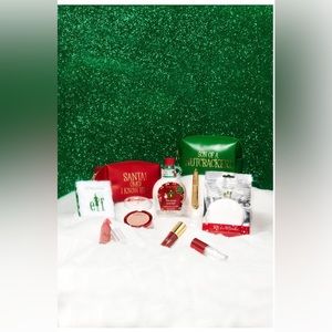 Elf™ x Revolution "SANTA! OMG! I KNOW HIM!" Red Makeup Bag